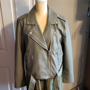 Levi's Sage Green Women's Faux Leather Jacket